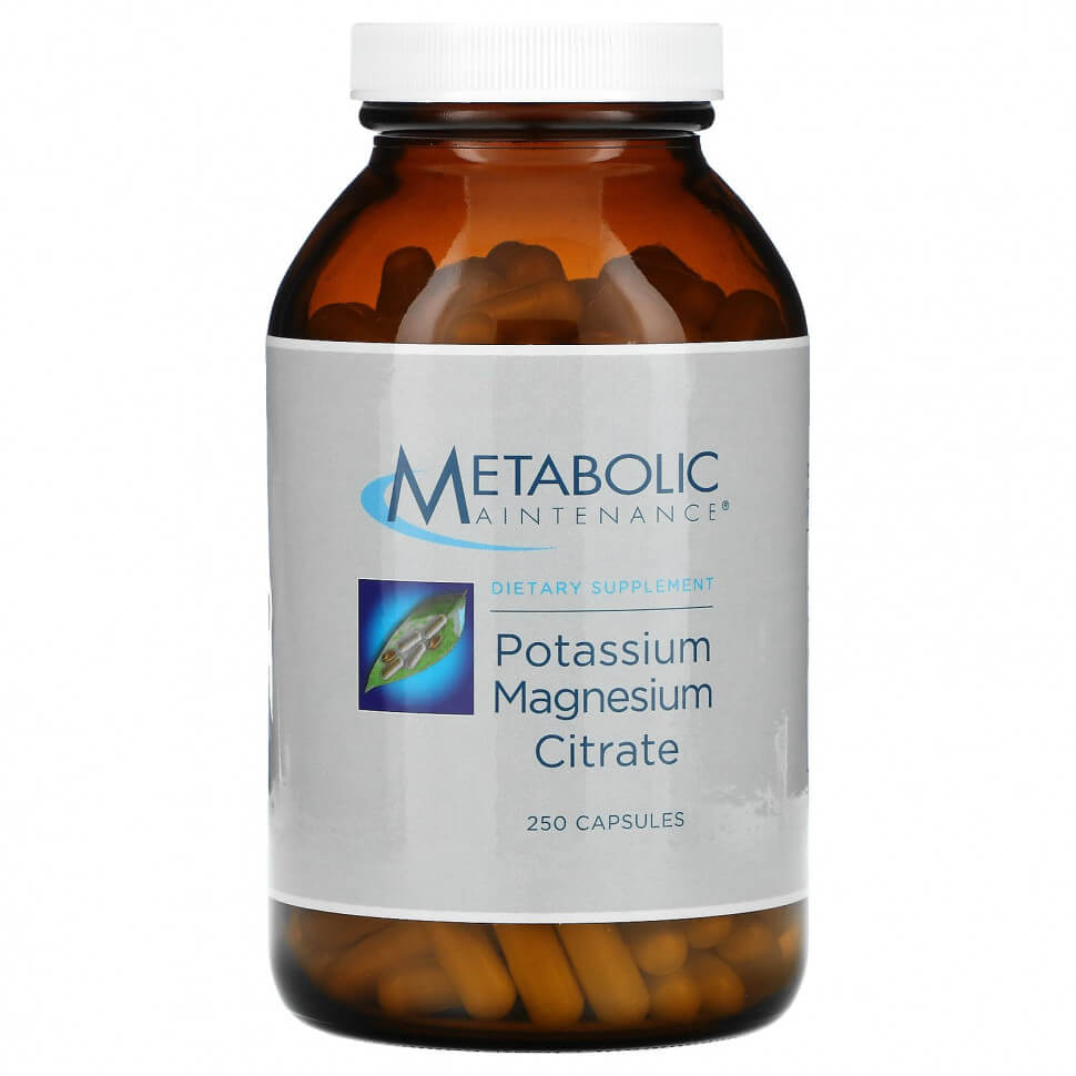 Potassium And Magnesium Citrate Metabolic Maintenance Potassium And Magnesium Citrate 250